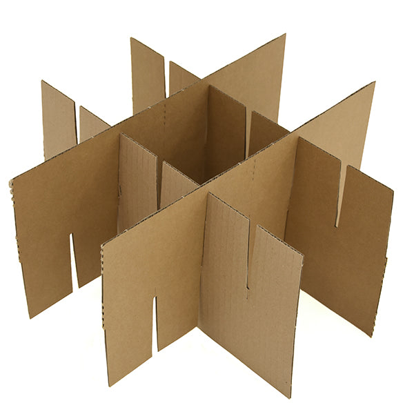 6 pcs Cardboard Moving Box Dividers Cardboard Boxes Glass Dividers
